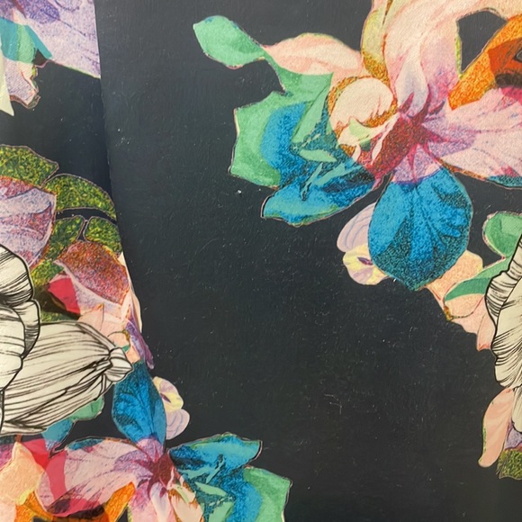 ASOS | Abstract Floral Midi Dress - Picture 4 of 6